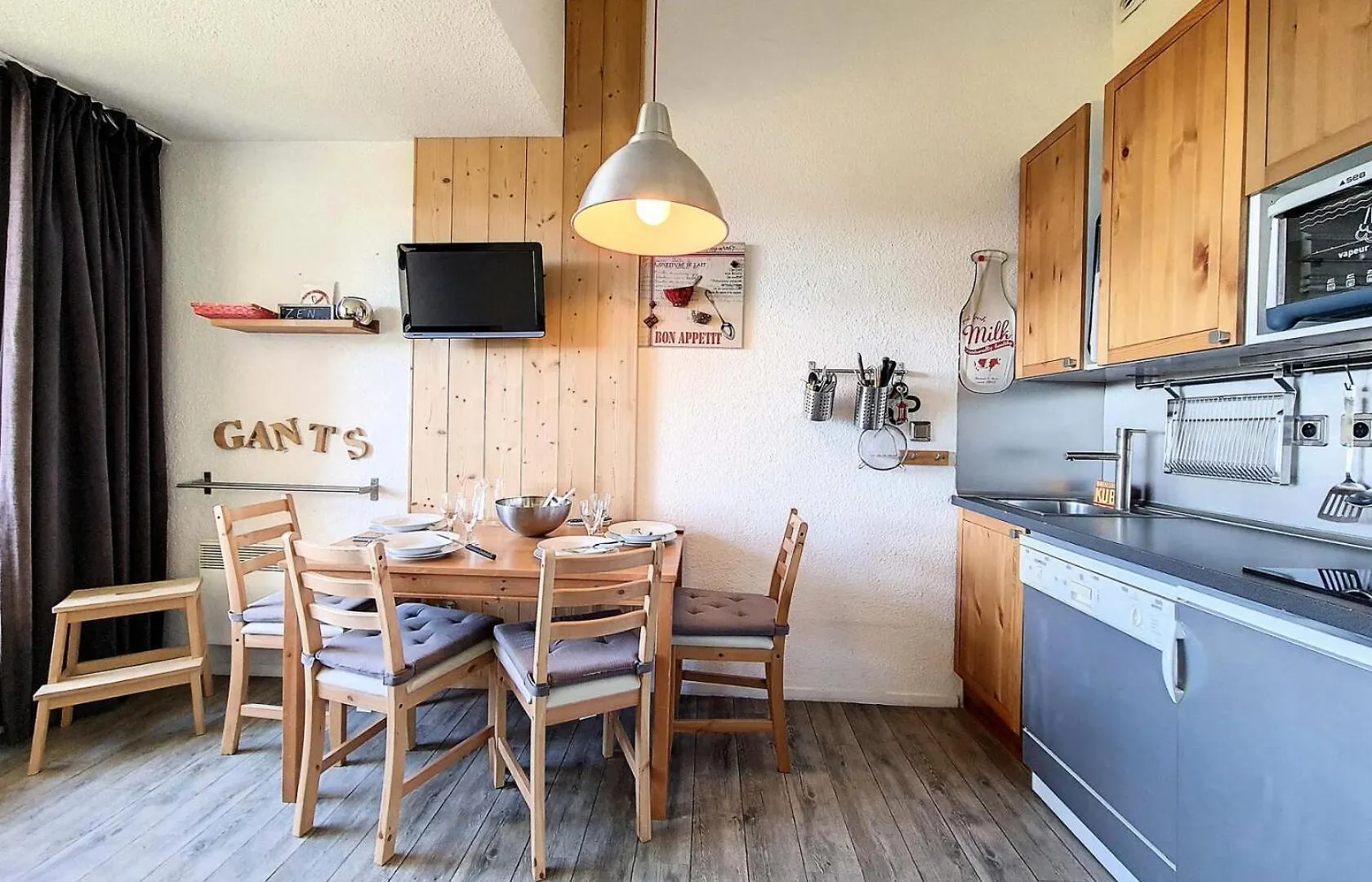 アパート Residence Boedette A - Appartement Renove - Au Pieds Des Pistes - Balcon Vue Montagnes Mae-1424 サン・マルタン・ド・ベルヴィル